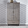 Modern Farmhouse Dark Gray Armoire