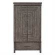 Modern Farmhouse Dark Gray Armoire