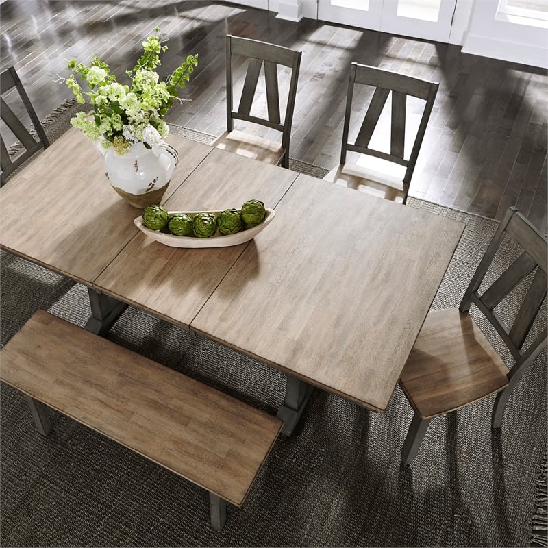 Liberty Furniture Lindsey Farm Trestle Table