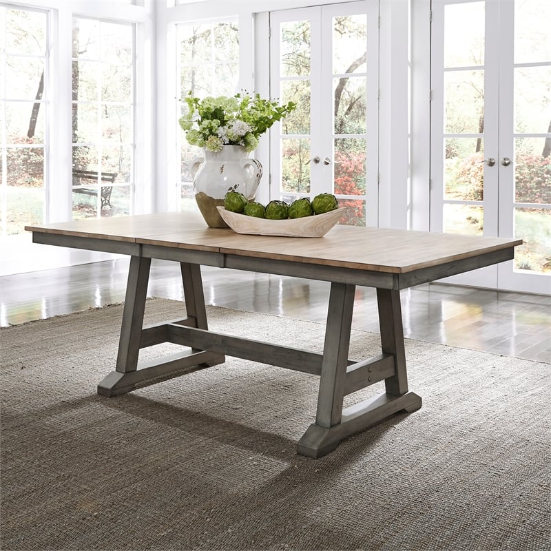 Liberty Furniture Lindsey Farm Trestle Table