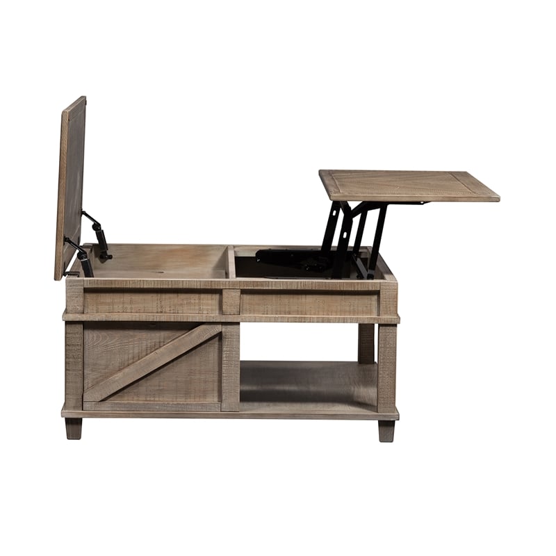 Liberty Furniture Parkland Falls Square Lift Top Cocktail Table - Brown