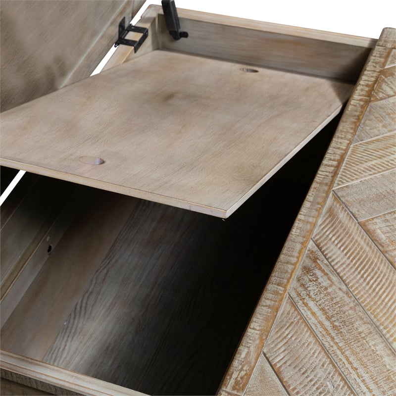 Liberty Furniture Parkland Falls Square Lift Top Cocktail Table - Brown