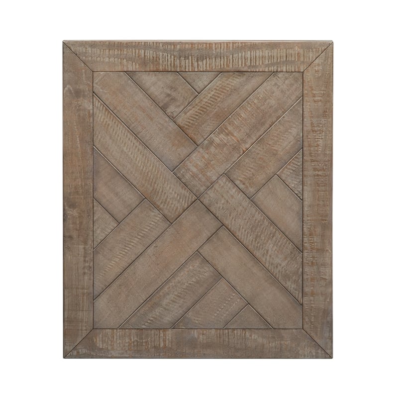 Parkland Falls Light Brown Rectangular End Table