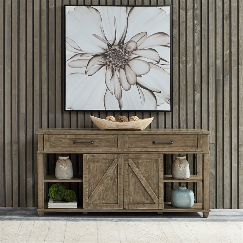 Parkland Falls Light Brown Sofa Table