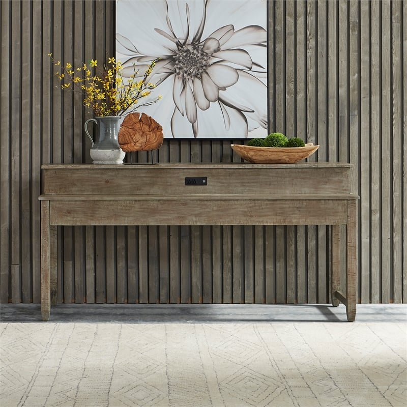 Parkland Falls Light Brown Console Bar Table