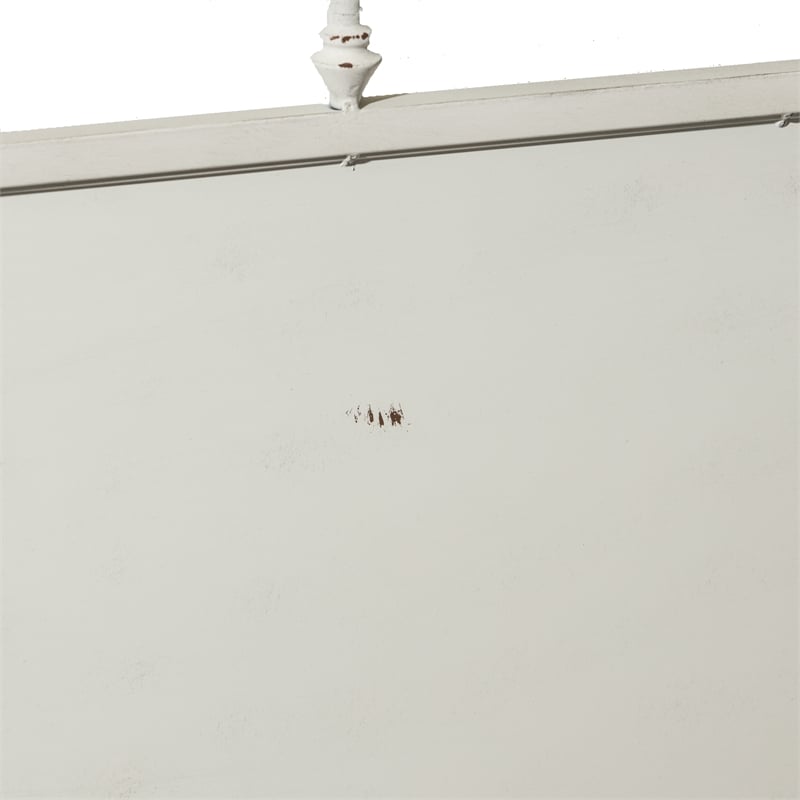 Vintage Series Metal Queen Metal Bed - Antique White