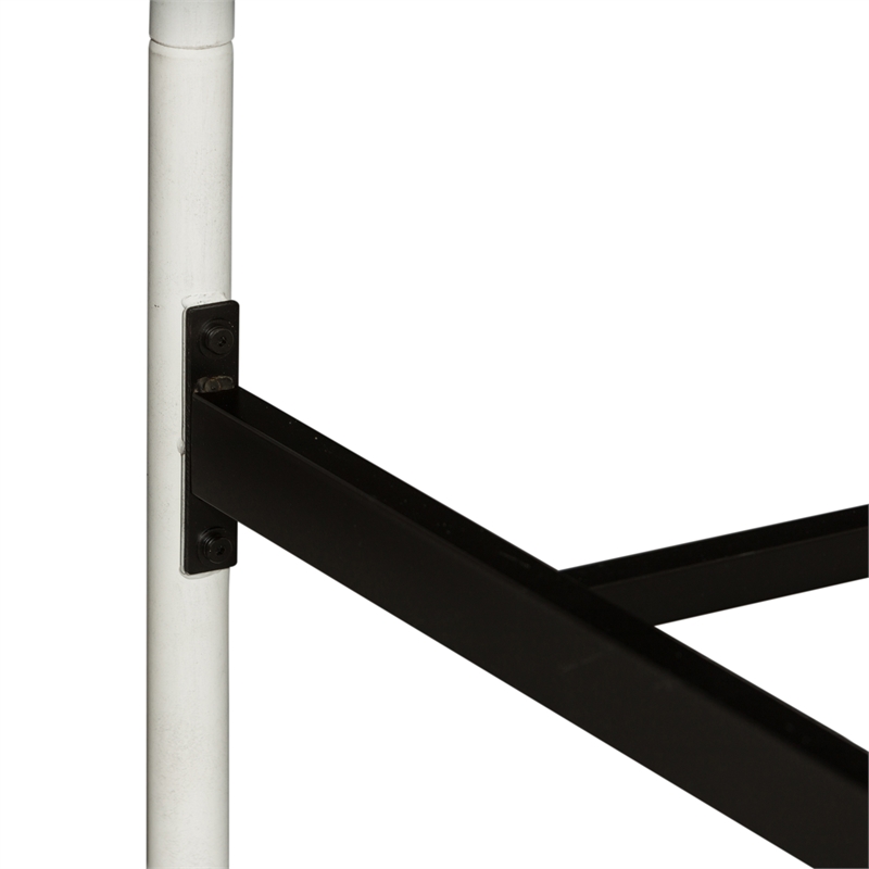 Vintage Series Metal Queen Metal Bed - Antique White