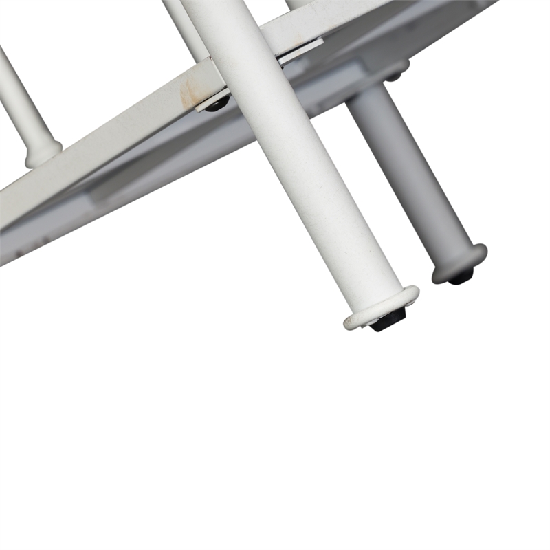 Vintage Series Metal Open Night Stand - Antique White