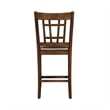 Santa Rosa Medium Brown 24 Inch Lattice Back Counter Chair-Set of 2