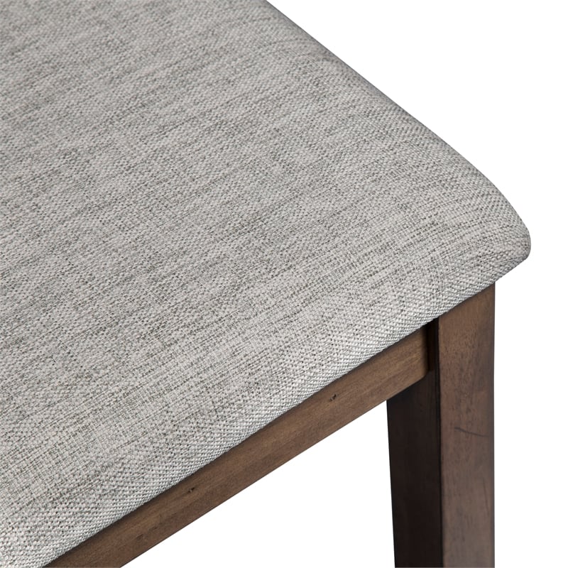 Santa Rosa Medium Brown Uph Dining Bench