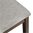 Santa Rosa Medium Brown Uph Dining Bench