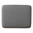 Liberty Furniture Hayden Way Upholstered Console Stool in Medium Gray