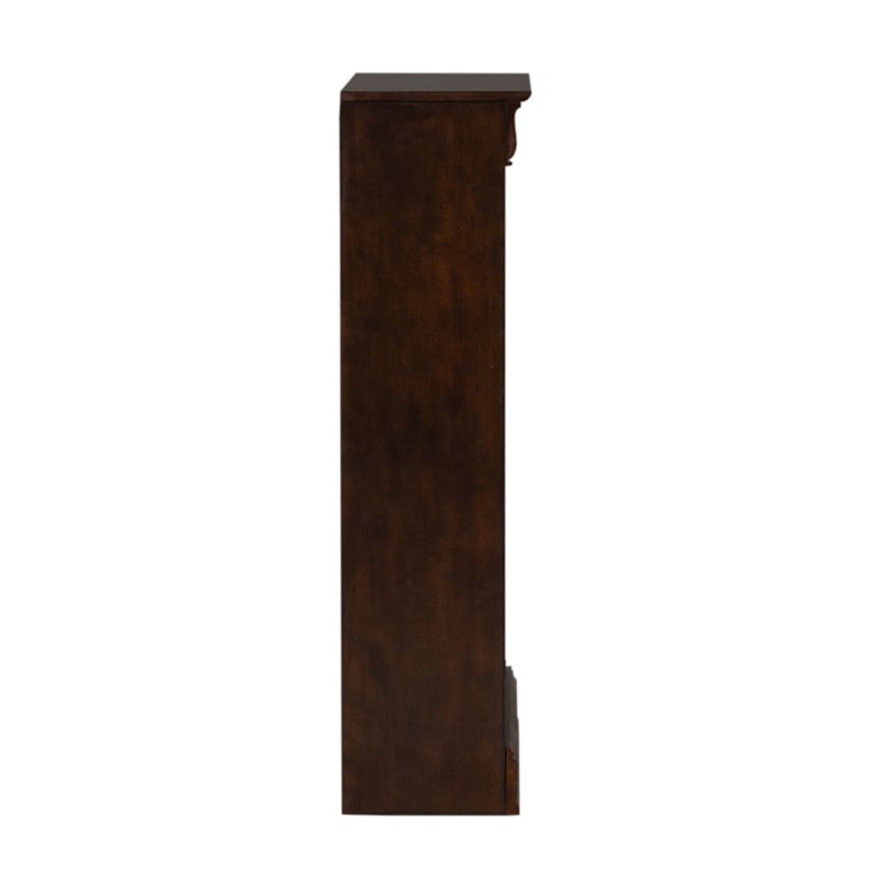 Brayton Manor Dark Brown Jr Executive 48 Inch Bookcase (RTA)