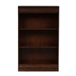 Brayton Manor Dark Brown Jr Executive 48 Inch Bookcase (RTA)