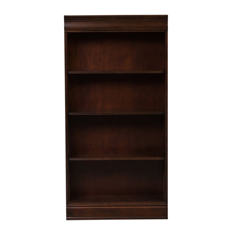 Brayton Manor Dark Brown Jr Executive 60 Inch Bookcase (RTA)