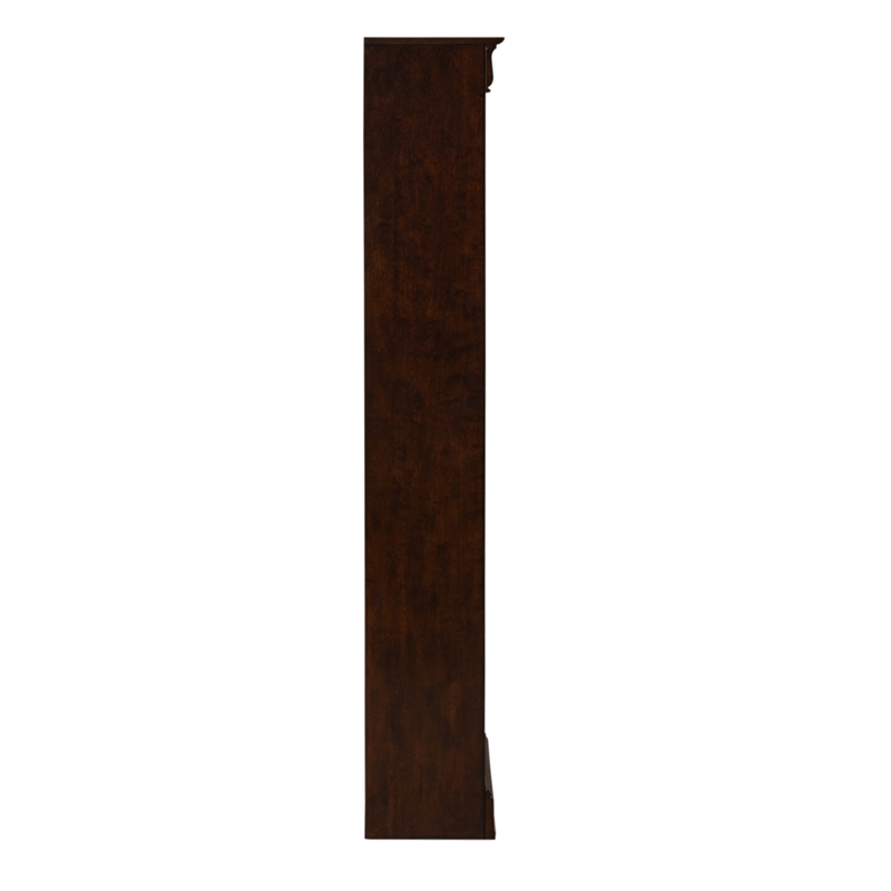 Brayton Manor Dark Brown Jr Executive 72 Inch Bookcase (RTA)