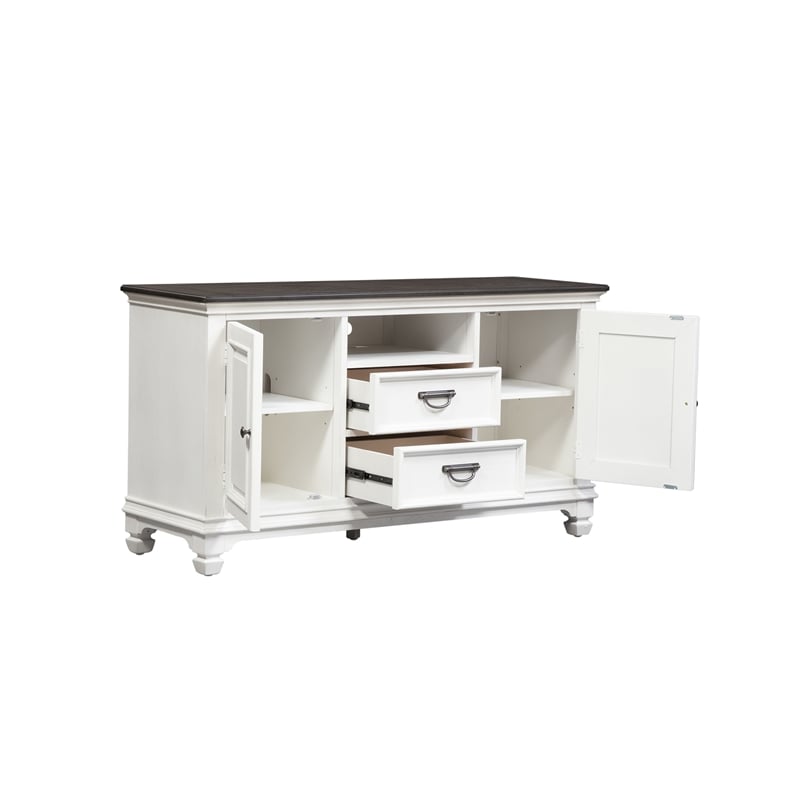 Allyson Park White 56 Inch TV Console