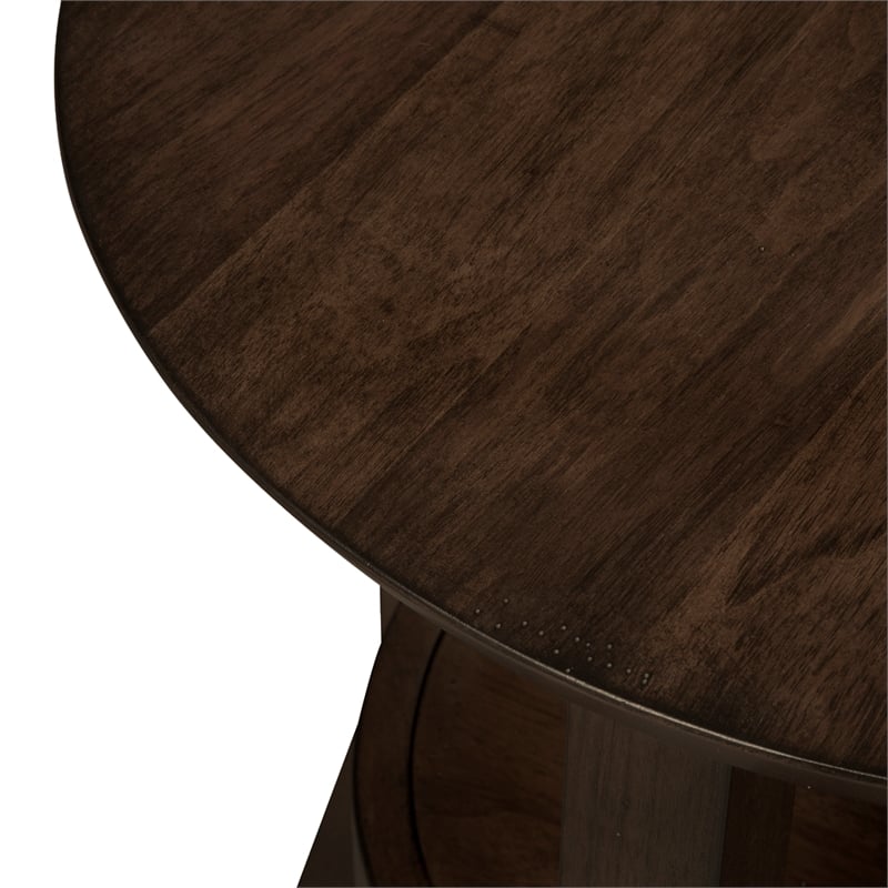 Liberty Furniture Ventura Boulevard Dark Brown Round End Table