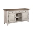 Heartland White 56 Inch Tile TV Console