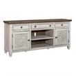 Liberty Furniture Heartland 66 Inch Tile TV Console - Antique White