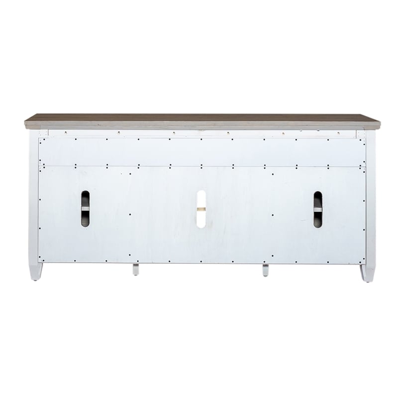 Liberty Furniture Heartland 66 Inch Tile TV Console - Antique White