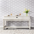 Modern Farmhouse White Console Bar Table