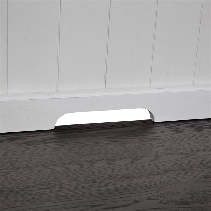 Liberty Furniture Allyson Park White Credenza & Hutch Home Office Desk