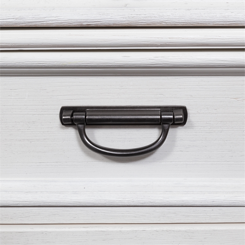 Liberty Furniture Allyson Park White Credenza & Hutch Home Office Desk