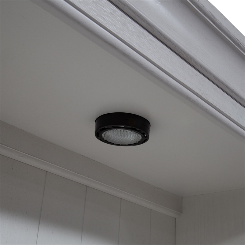 Liberty Furniture Allyson Park White Credenza & Hutch Home Office Desk