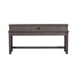 Modern Farmhouse Dark Gray Console Bar Table