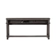 Modern Farmhouse Dark Gray Console Bar Table