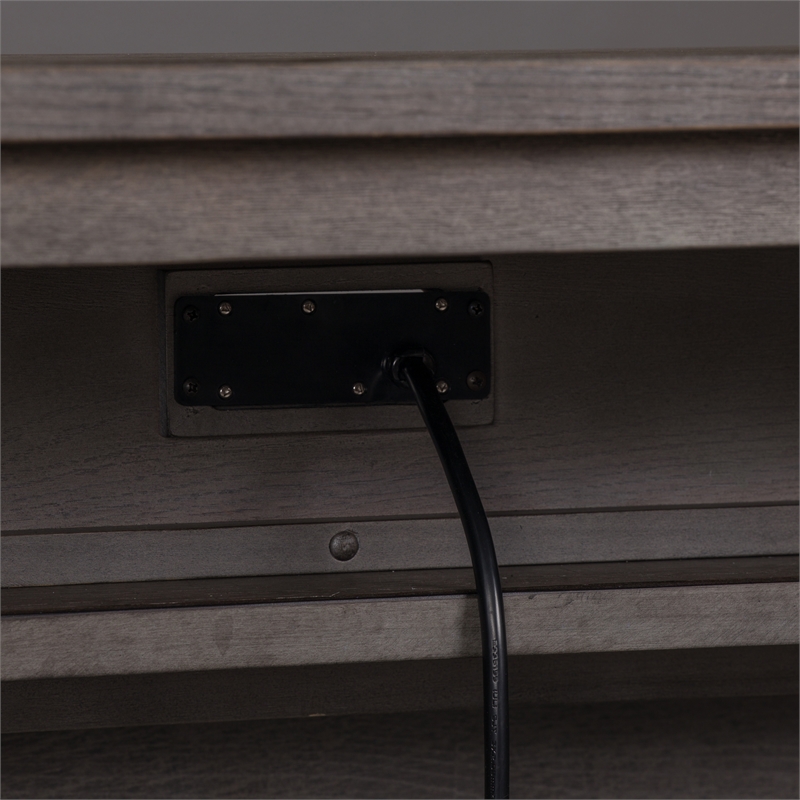 Modern Farmhouse Dark Gray Console Bar Table