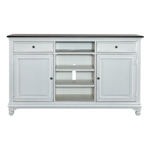 Allyson Park White 68 Inch Highboy TV Console
