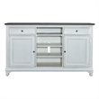 Allyson Park White 68 Inch Highboy TV Console