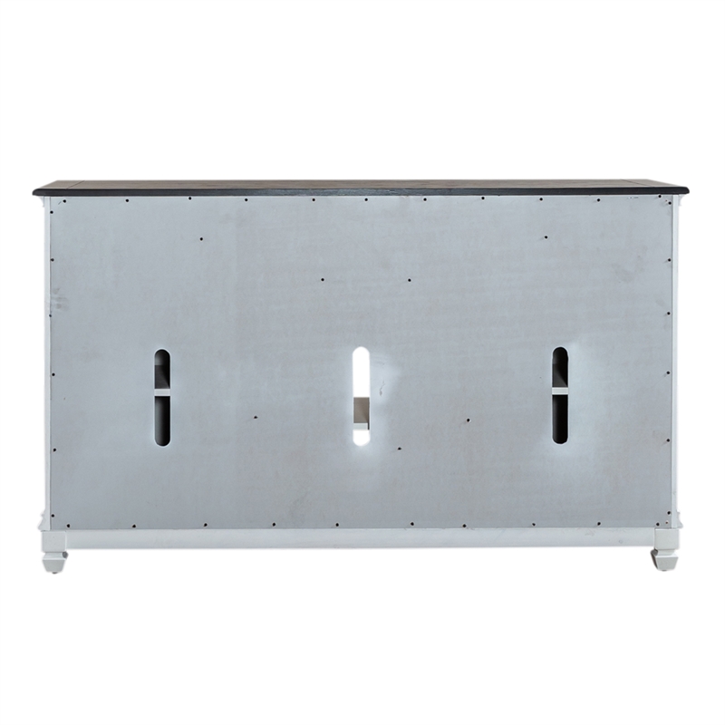 Allyson Park White 68 Inch Highboy TV Console