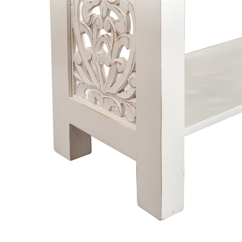 Liberty Furniture Trellis Lane Multi Accent Bookcase in Weathered White