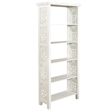 Liberty Furniture Trellis Lane Multi Accent Bookcase in Weathered White