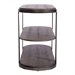 Liberty Furniture Modern View Sofa Table in Medium Gray
