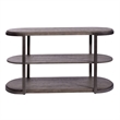 Liberty Furniture Modern View Sofa Table in Medium Gray