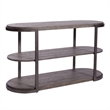 Liberty Furniture Modern View Sofa Table in Medium Gray