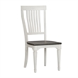 Allyson Park White Slat Back Side Chair (RTA)-Set of 2
