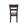 Double Bridge Dark Brown Splat Back Side Chair (RTA)-Set of 2