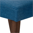 Space Savers Medium Brown Nido Chair - Blue  (RTA)-Set of 2