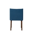 Space Savers Medium Brown Nido Chair - Blue  (RTA)-Set of 2