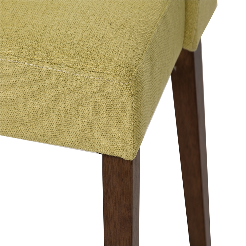 Space Savers Medium Brown Nido Chair - Green  (RTA)-Set of 2