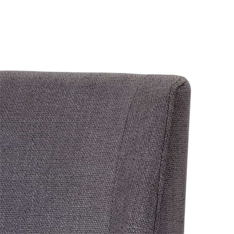 Space Savers Medium Brown Nido Chair - Grey  (RTA)-Set of 2