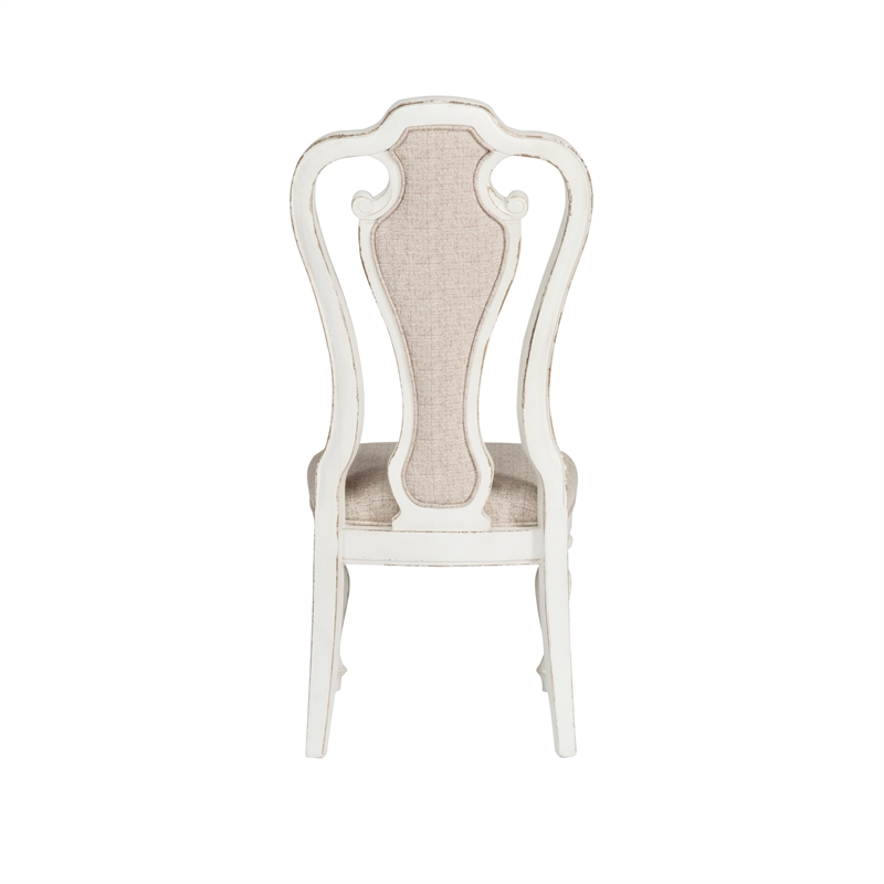 Magnolia Manor White Splat Back Uph Side Chair (RTA)-Set of 2