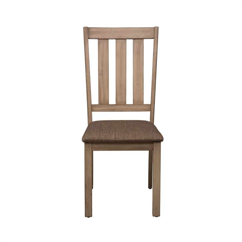 Liberty Sun Valley Light Brown Sandstone Slat Back Side Chair (Set of 2)