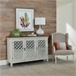 Liberty Furniture Westridge 3 Door Accent Cabinet - White/Gray