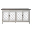 Liberty Furniture Westridge 4 Door Accent Cabinet - Gray/White